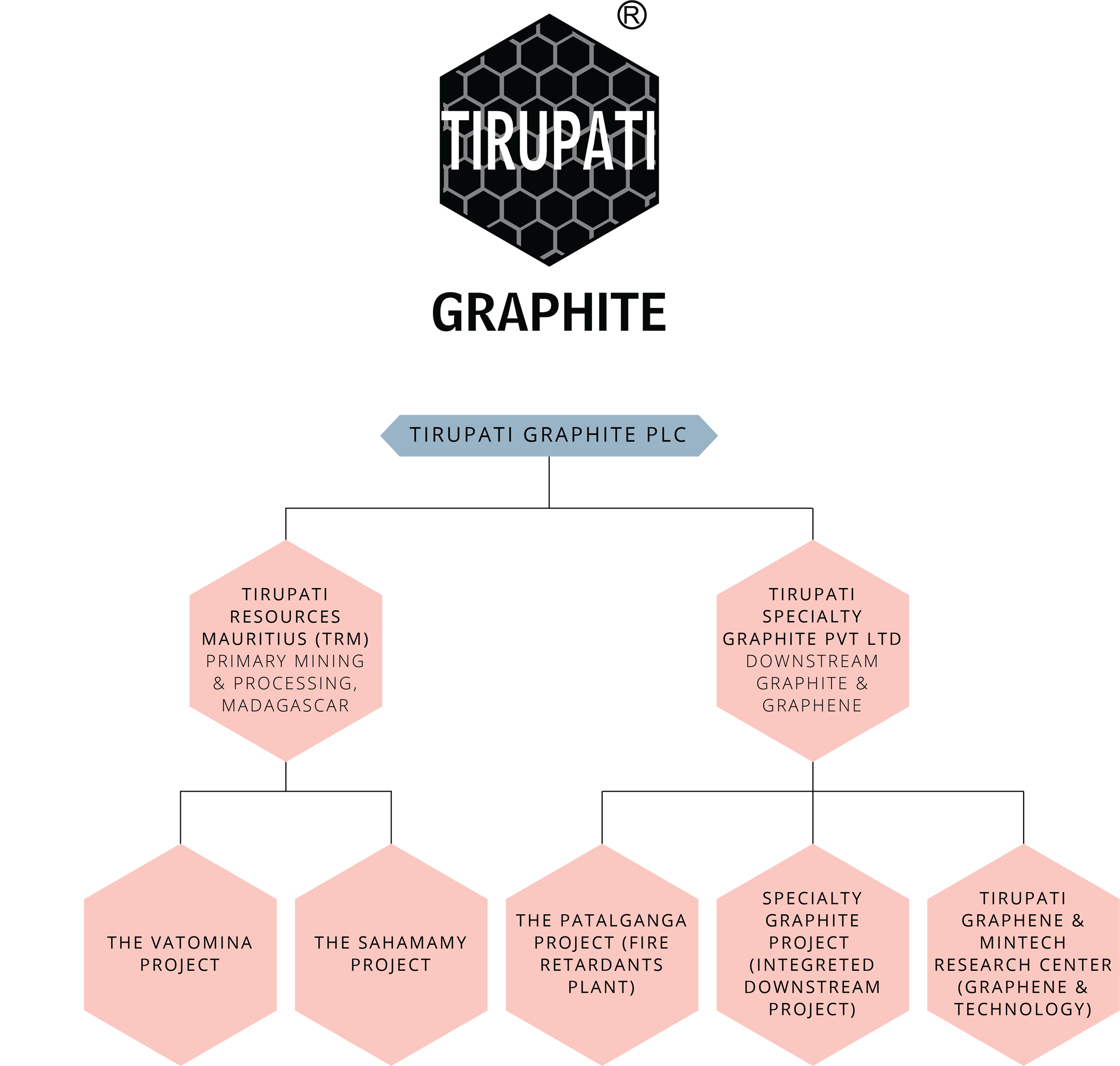 Tirupati Graphite - Corporate structure , Flake Graphite Company